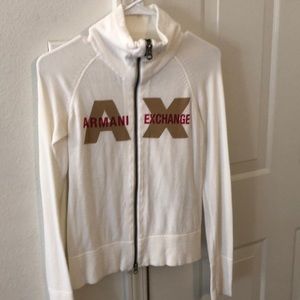 Armani exchange zip up